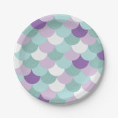 Meerjungfrau-PapierTeller Pappteller (Vorderseite)