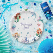 Meerjungfrau-Party unter Wasser Pappteller (Party)