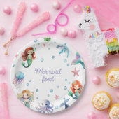Meerjungfrau-Party unter Wasser Pappteller (Party)