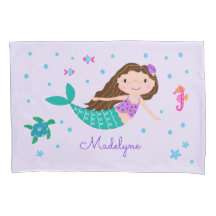 Meerjungfrau Personalisiert Lila