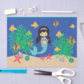 Meerjungfrau-Pool-Party Seidenpapier (Handwerk)