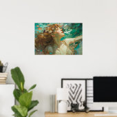 Meerjungfrau Poster (Heimbüro)