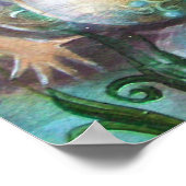 Meerjungfrau-Poster Poster (Ecke)