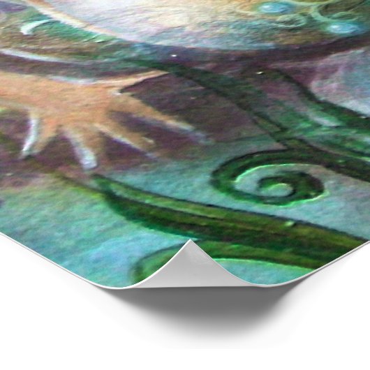 Meerjungfrau-Poster Poster (Ecke)