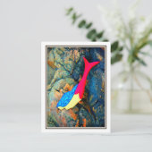 Meerjungfrau Postkarte (Stehend Vorderseite)