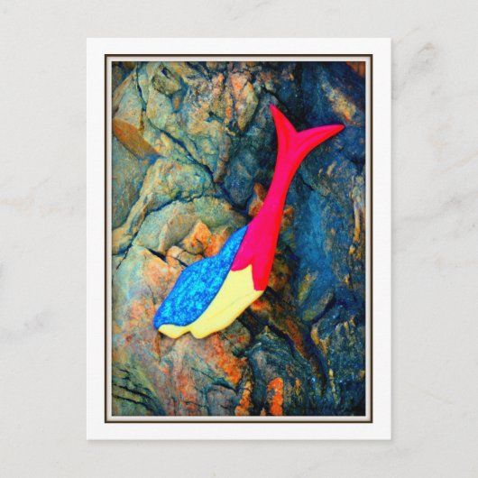 Meerjungfrau Postkarte (Vorderseite)