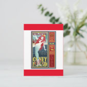 Meerjungfrau Postkarte (Stehend Vorderseite)