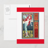 Meerjungfrau Postkarte (Vorne/Hinten)