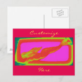 Meerjungfrau Postkarte (Vorne/Hinten)