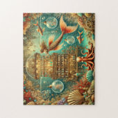 Meerjungfrau-Potionsshop Unterwasser-Steampunk-Apo Puzzle (Vertikal)