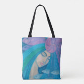 Meerjungfrau Prinzessin, Unterwasserfantasie, Rosa Tasche (Rückseite)