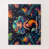 Meerjungfrau Puzzle (Vertikal)