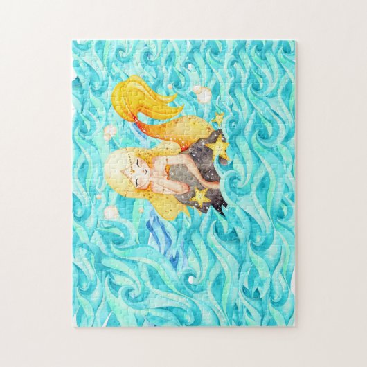 Meerjungfrau Puzzle (Vertikal)