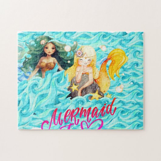 Meerjungfrau Puzzle (Horizontal)