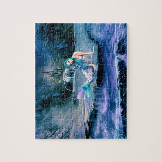 Meerjungfrau Puzzle (Vertikal)