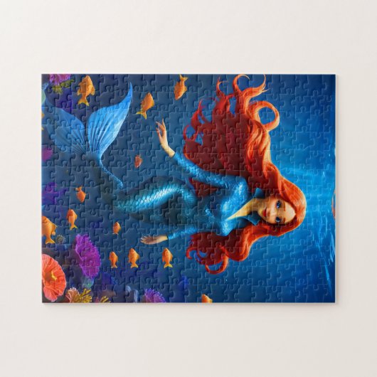 Meerjungfrau Puzzle (Horizontal)