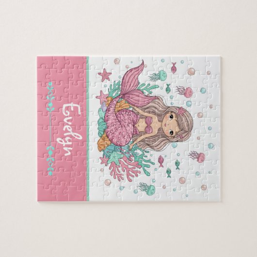 Meerjungfrau-Puzzle Puzzle (Horizontal)
