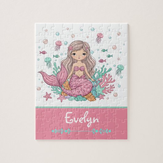 Meerjungfrau-Puzzle Puzzle (Vertikal)