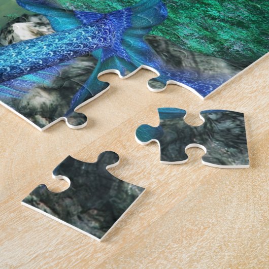 Meerjungfrau-Puzzlespiel Puzzle (Seite)
