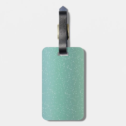 Meerjungfrau-Regenbogen-und Gepäckanhänger (Rückseite vertikal)