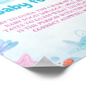 Meerjungfrau schätzt das Baby Food Baby Duschgel S Poster (Ecke)