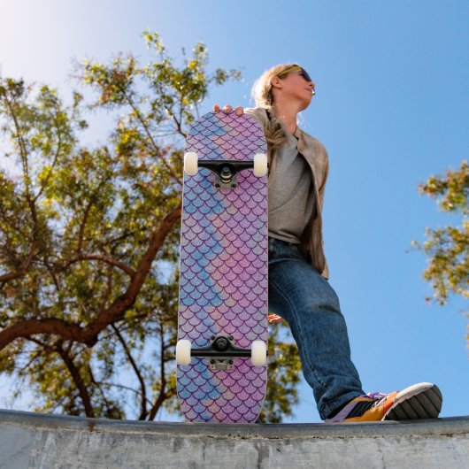 Meerjungfrau Schimmer Skala Skateboard (Außenbereich 1)