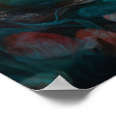 Meerjungfrau schläft im Riff Poster (Ecke)