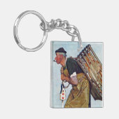 Meerjungfrau Schlüsselanhänger (Vorderseite links)