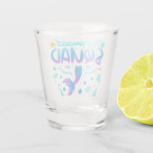 Meerjungfrau Schnapsglas (Rückseite)