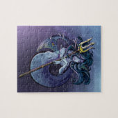 Meerjungfrau-schöne Kunst-Illustration Puzzle (Horizontal)