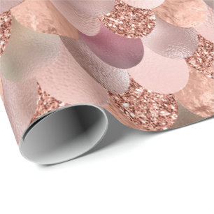Meerjungfrau Schuhe Rosa Rose Gold Glitzer Rosa Ku Geschenkpapier