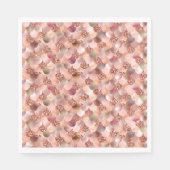 Meerjungfrau Schuhe Rosa Rose Gold Glitzer Rosa Ku Serviette (Vorderseite)