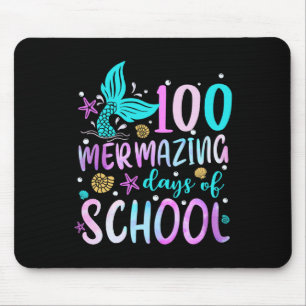 Meerjungfrau Schwanz 100 Mermazing Tage der Schule Mousepad