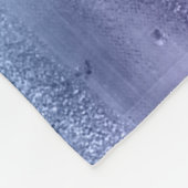 Meerjungfrau-Schwanz-Glitzern-Monogramm Fleecedecke (Ecke)