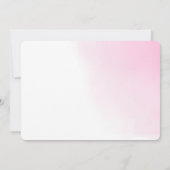 Meerjungfrau Schwanz mit Blasen Birthdayphoto Einl Einladung (Rückseite)