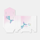 Meerjungfrau Schwanz mit Blasen Geburtstag Geschenkschachtel (Ungefaltet)