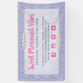 Meerjungfrau-Schwanz-Skala u. Banner (Vertikal)