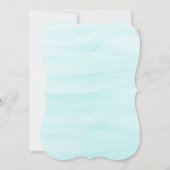 Meerjungfrau Schwanz unter dem Meer Einladung (Rückseite)