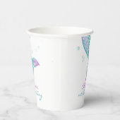 Meerjungfrau Schwanz unter dem Meer Geburtstag Pappbecher (Rechts)