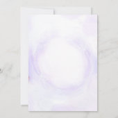 Meerjungfrau-Schwanz unter der Geburtstagspartei Dankeskarte (Rückseite)