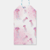 Meerjungfrau Schwanz Wasserfarbe Geburtstag unter Geschenkanhänger (Rückseite)