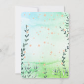 Meerjungfrau Schwimmbad Party Einladung (Rückseite)