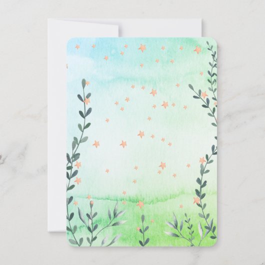 Meerjungfrau Schwimmbad Party Einladung (Rückseite)