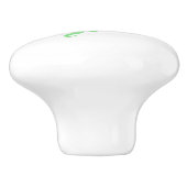 Meerjungfrau-Schwimmen mit Haken-Herzen Keramikknauf (Seitenansicht)