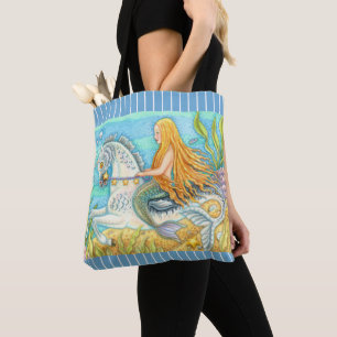 MEERJUNGFRau & SEEHENGST, WHIMSICAL FANTASY EINHOR Tasche