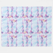 Meerjungfrau-Seepferdstarfish-Lavendel-u. Fleecedecke (Vorderseite (Horizontal))