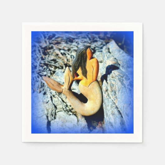 Meerjungfrau Serviette (Vorderseite)