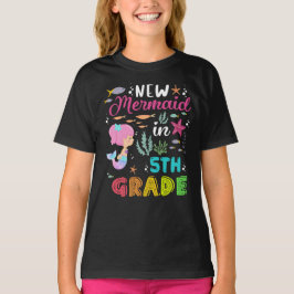 Meerjungfrau-Shirt zum Zurück in die Schule - 5. K T-Shirt