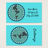 Meerjungfrau-Silhouette in Blasen Thunder_Cove (Vorne & Hinten)