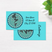 Meerjungfrau-Silhouette in Blasen Thunder_Cove (Schreibtisch)